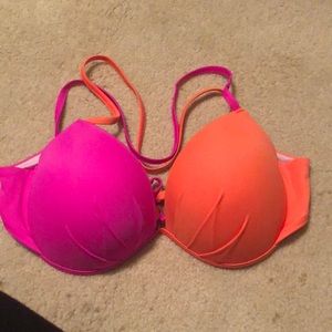 Pink and orange Victoria’s Secret top